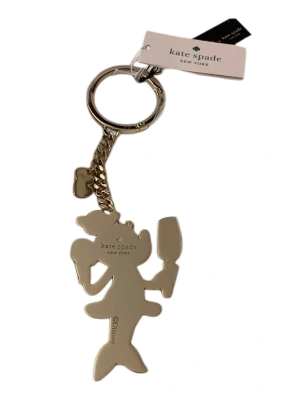 Kate Spade x Disney Minnie Mouse keychain